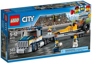 【中古】レゴ (LEGO) シティ 超高速レースカーとトレーラー 60151