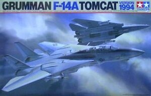 【中古】タミヤ 1/32 エアークラフトシリーズ No.03 アメリカ海軍 グラマン F-14A トムキャット バージョン1994 プラモデル 60