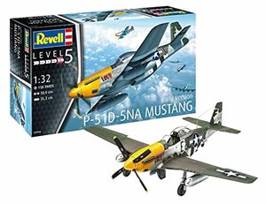 【中古】ドイツレベル 1/32 アメリカ陸軍 航空隊 P-51D ムスタング プラモデル 03944