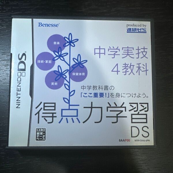 【DS】得点力学習DS 中学実技4教科