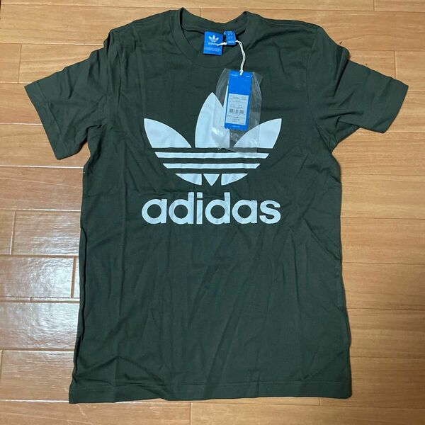 adidas originals Tシャツ　ダークグリーン　Sサイズ