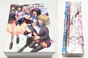 新品未開封 アマカノ2+ ビジュアルファンブック ドラマCD付限定版 & 画集既刊5冊 & 画集全巻収納BOX & おまけラフスケッチ集小冊子 ピロ水