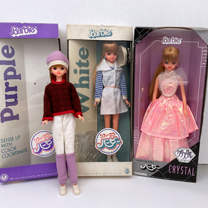 si TIKKA la- Barbie ( лиловый )( белый ), crystal Barbie старый Takara 