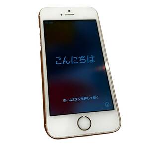 iPhone SE アップル ローズゴールド MP852J/A 32GB 携帯電話 付属品完備