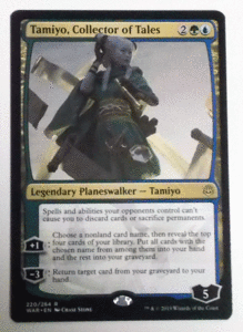 MTG英語/Tamiyo,Collector of Tales(伝承の収集者、タミヨウ)/灯争大戦/レア