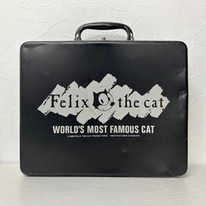 ★1541 Felix the cat フェリックス ブリキ 缶ケース ティン缶 1986年 レトロ