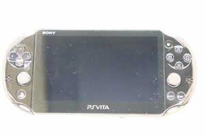 25EY●PSVITA ブラック PCH-2000 ver3.73 本体のみ 動作正常 液晶焼けあり ジャンク品