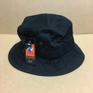 NEWHATTAN ツイルコットン ブラック L/XLサイズ バケットハット バケハ ニューハッタン 帽子 黒 BLACK