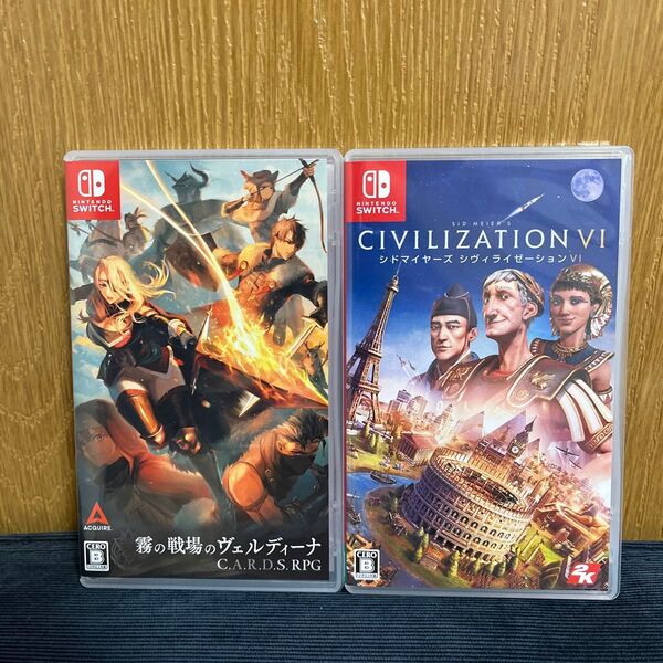 【Switch】 霧の戦場のヴェルディーナ: C.A.R.D.S. RPG、civilization Ⅵ 2本セット