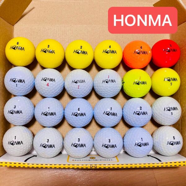 ロストボール 24個 HONMA ホンマ D1 等