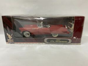 【J27】ヤトミン Yat ming 1/18スケール 1957 フォード サンダーバード FORD THUNDERBIRD 1957 (Red) 