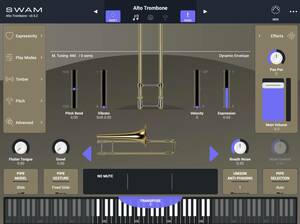 SWAM Trombones（正規版）ライセンス譲渡 - Audio Modeling社の物理モデリング・トロンボーン音源