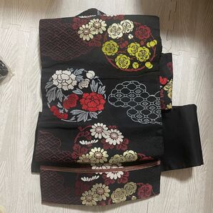 名古屋帯 中国っぽい花柄