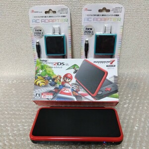  super-discount 1 jpy start beautiful goods charge operation OK confident equipped Nintendo 2DSLL Mario Cart 7 Eddie shon regular goods limitation version new goods charger 2 piece attaching same day shipping 