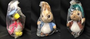 0021-01 Peter Rabbit soft toy .... ji my ma Peter Rabbit Benjamin *ba knee 3 body set 