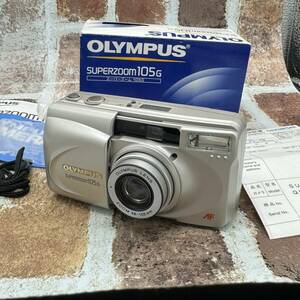 1円スタート！ 【ほぼ新品】Olympus SUPERZOOM105G オリンパス コンパクトフィルムカメラ