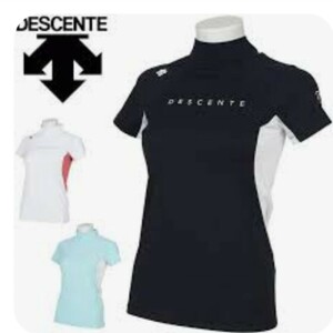 ‡新品国内正規　DESCENTE　GOLF　デサントゴルフレディース　ナイロンベアモックネックシャツ定価¥11,000円