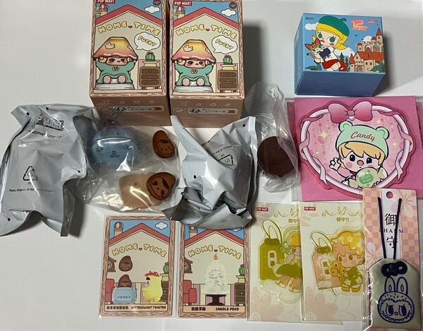 POPMART popmart ポップマート HOMETIME PUCKY/MOLLY バッジ ピンズ 12thノベルティ 計7点