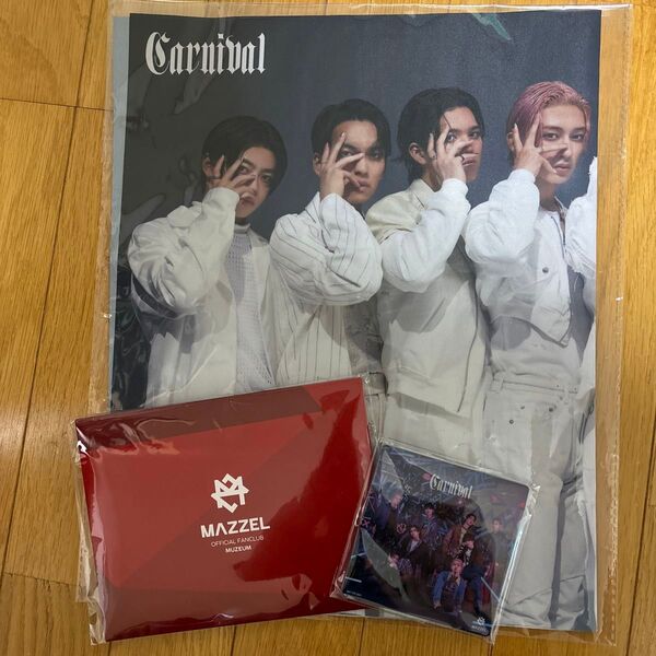 MAZZEL 入会特典 アクリルコースター MAZZEL carnival 特典 布ポスター