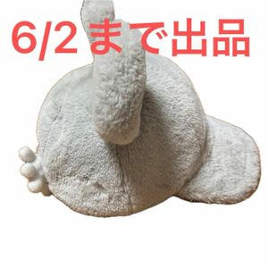 6／2まで出品【処分特格】 TDR ミッキー 手 ファー キャップ グレー　帽子