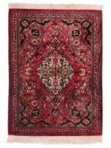 ペルシャ絨毯 Persian carpet 4087A 90×60cm カーペット 本体のみ【及川質店】