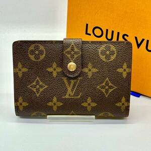 ルイヴィトン LOUIS VUITTON モノグラム ポルトモネビエ ヴィエノワ がま口財布 