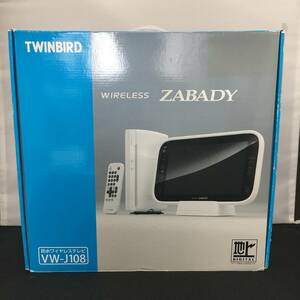 TWINBIRD ツインバード ザバディ ZABADY 防水ワイヤレステレビ VW-J108 ホワイト