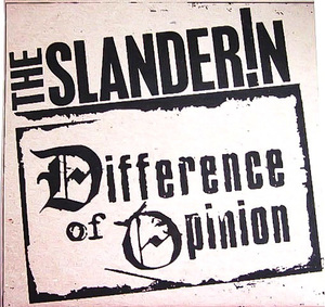 ほぼ新品同様 ★ 廃盤 EP ★ 限定盤 400枚 ★ 2003年 US 盤 ★ SLANDERIN / Difference Of Opinion ★ サイコビリー ハードコア パンク