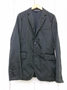 COMME des GARCONS HOMME PLUS コムデギャルソン オム プリュス 十字デザインジャケット ブラック ナイロン100% S PG-J057 AD2010