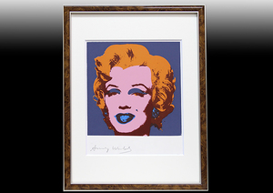 アンディ・ウォーホル 直筆サイン 証明書 シルク「Marilyn Monroe　マリリン・モンロー　20/250」真作保証