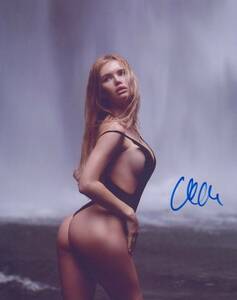 Olya Abramovicho rear * Abu lamobichi* autograph autograph photograph * certificate COA*0768