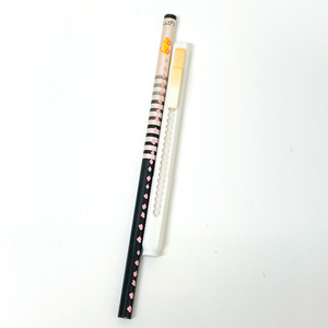昭和レトロ 文具 いろ色えんぴつ HB 鉛筆 一体型 合体 Reimei 面白 筆記具 日本製 スライド式 消しゴム 当時物 文房具 セット コレクション