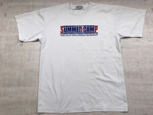 BALL LINE-ボールライン BASKETBALL GOODS SUMMER CAMP 2018 バスケ ドライメッシュ 半袖Tシャツ メンズ 大きいサイズ 2XL 白