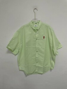 AMI Paris アミパリス 24SS ボクシーフィット ショートスリーブ シャツ Tシャツ 希少 中古 Mサイズ