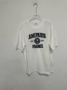AMI Paris アミパリス Ami Paris France T-Shirt Black ロゴ Tシャツ 希少 中古 Mサイズ