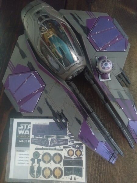 スターウォーズ ベーシックフィギュア メイス・ウィンドゥ スターファイター