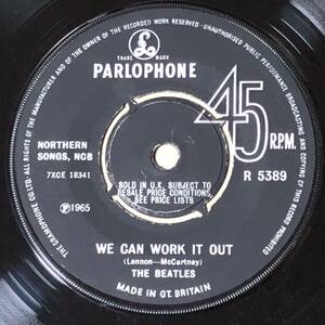 We Can Work It Out UK Orig Mono 7' Single