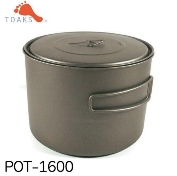 【新品未使用】Toaks トークス チタニウムポット POT-1600