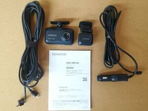 KENWOOD ケンウッド DRV-MR740 前後2カメラ フルHD ドライブレコーダー GPS HDR F1.8の明るいレンズ