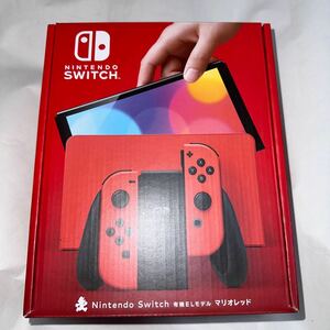 Nintendo Switch ニンテンドースイッチ 本体 (有機ELモデル) マリオレッド [新品・未開封]送料無料　1円スタート　任天堂 ⑦
