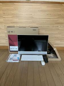 NEC LAVIE Desk All-in-one DA770/DAW PC-DA770DAW テレビ地上波・BS視聴録画可 中古品 付属品全て有り 動作確認済み 中古品