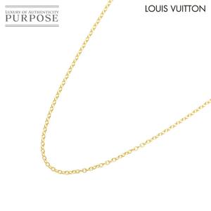 ルイ ヴィトン LOUIS VUITTON チェーン ネックレス 40cm 幅1.3mm K18 YG イエローゴールド 750 Necklace 90231688