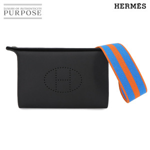 未使用 展示品 エルメス HERMES ヴィドポッシュ ショルダー バッグ トゴ ブラック B刻印 シルバー 金具 Videpoches 90235544