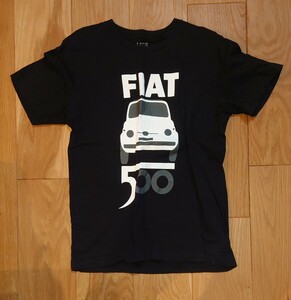 ユニクロ　半袖Tシャツ　UＴコレクション　FIAT500　サイズＳ　ブラック　