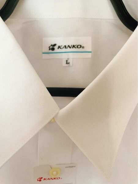 未使用 カンコー 学生服 KANKO シャツ 半袖 長袖 男子 メンズ ワイシャツ 制服 形態安定 透け防止 2枚セット 高校