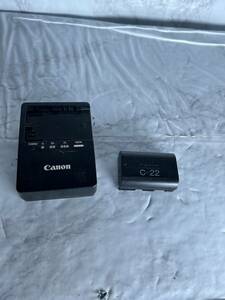 【美品】 Canon キャノン 【純正品】 バッテリー充電器 LC-E6 LP-E6 LP-E6N 用 動作品　バッテリー1個付き