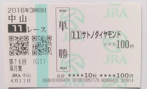 16年　皐月賞　サトノダイヤモンド　現地