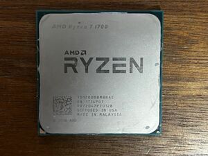 AMD Ryzen 7 1700 3.0GHz 8コア16スレッド AM4 CPU 自作PC パーツ 現状品 送料230円～