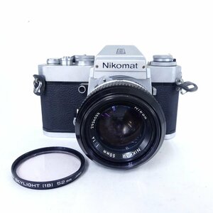Nikon ニコン Nikomat EL + NIKKOR 50mm F1.4 フィルムカメラ 空シャッターOK USED /2406C