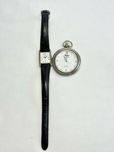 [ grass ]*1 jpy start * Donar Donna -Lombardi long ba Rudy SV925 silver 2 point summarize gross weight approximately 51g pocket watch immovable goods ML040